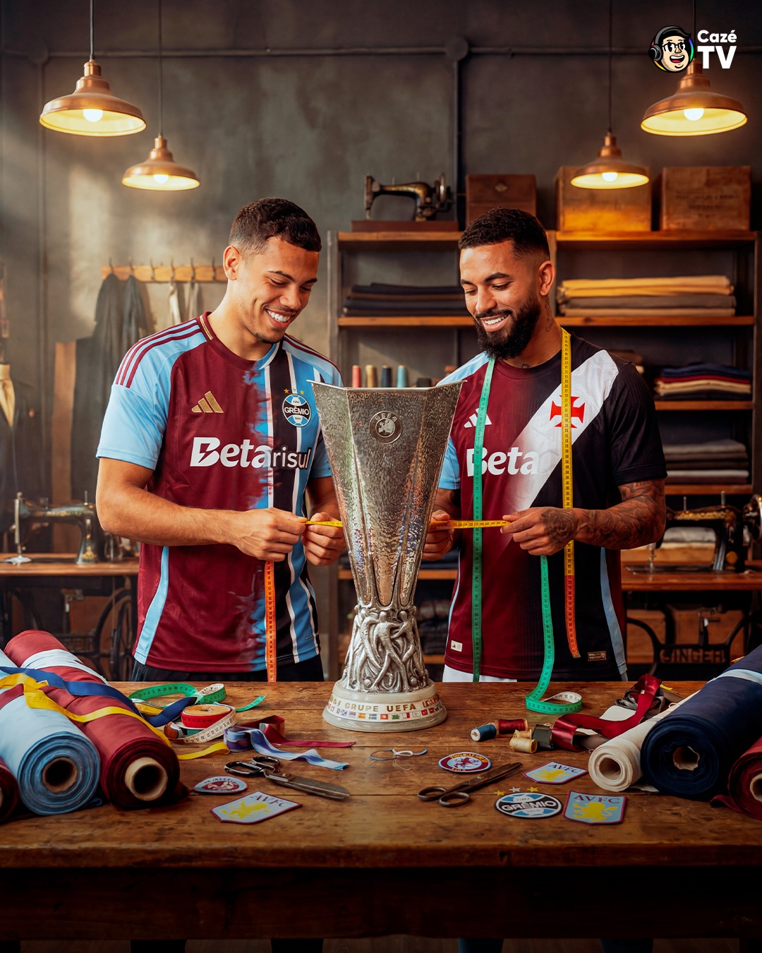 É A UNIÃO SINISTRA GANHANDO A EUROPA LEAGUE, FILHO!!! 🤪🤪🤪 ALYSSON E DOUGLAS LUIZ FORAM OS REPRESENTANTES BRASILEIROS NO TÍTULO DO ASTON VILLA!!! 🏴󠁧󠁢󠁥󠁮󠁧󠁿🏆

#EuropaLeagueNaCazéTV #AstonVilla #CoberturaCazéTV #FutInter #cztv03