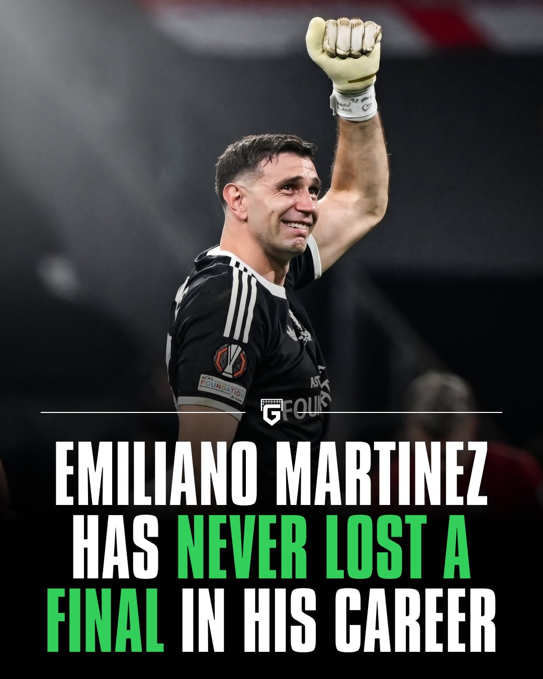 Emiliano Martinez is a SERIAL WINNER...

Emi Martínez has NEVER lost a final he played in throughout his career:

🏆 FA Cup vs Arsenal, 2020.
🏆 Community Shield vs Liverpool, 2020.
🏆 Copa América vs Brazil, 2021.
🏆 Finalissima vs Italy, 2022.
🏆 World Cup vs France, 2022.
🏆 Copa América vs Colombia, 2024.
🏆 Europa League vs Freiburg, 2026

An absolute winner 👏