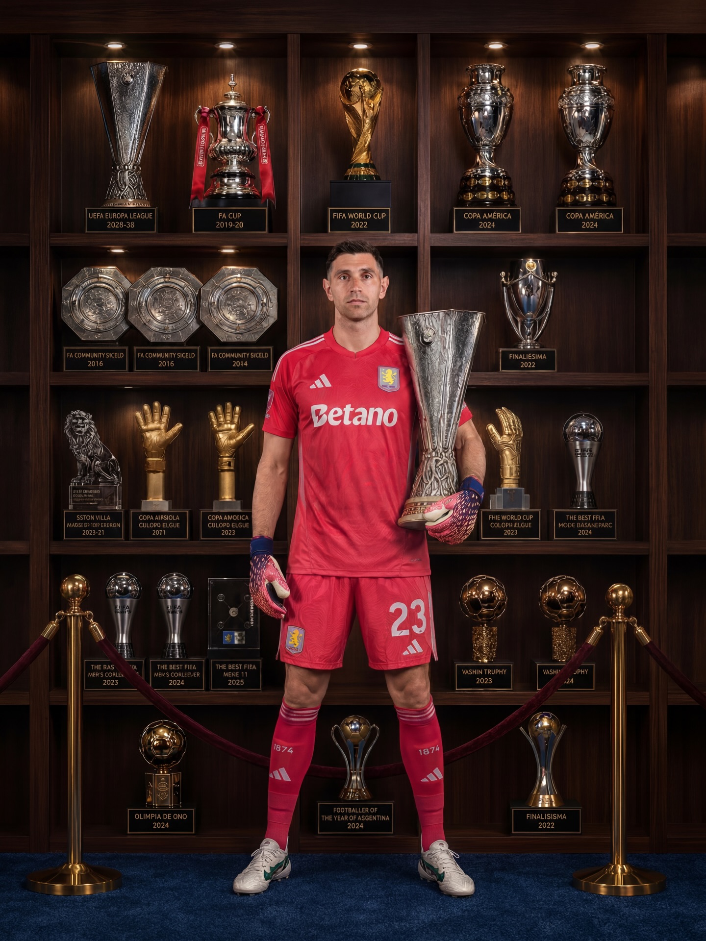 🚨😎 𝐑𝐄𝐂𝐎𝐑𝐃: Emiliano Dibu Martínez has 𝐖𝐎𝐍 𝐀𝐋𝐋 𝐓𝐇𝐄 𝐅𝐈𝐍𝐀𝐋𝐒 he’s played so far, 𝐒𝐄𝐕𝐄𝐍 𝐎𝐅 𝐒𝐄𝐕𝐄𝐍 7️⃣✨

🏆 FA Cup vs Arsenal, 2020.
🏆 Community Shield vs Liverpool, 2020.
🏆 Copa América vs Brazil, 2021.
🏆 Finalissima vs Italy, 2022.
🏆 FIFA World Cup vs France, 2022.
🏆 Copa América vs Colombia, 2024.
🏆 Europa League vs Freiburg, 2026.

𝐋𝐄𝐘𝐄𝐍𝐃𝐀. 🐐🇦🇷