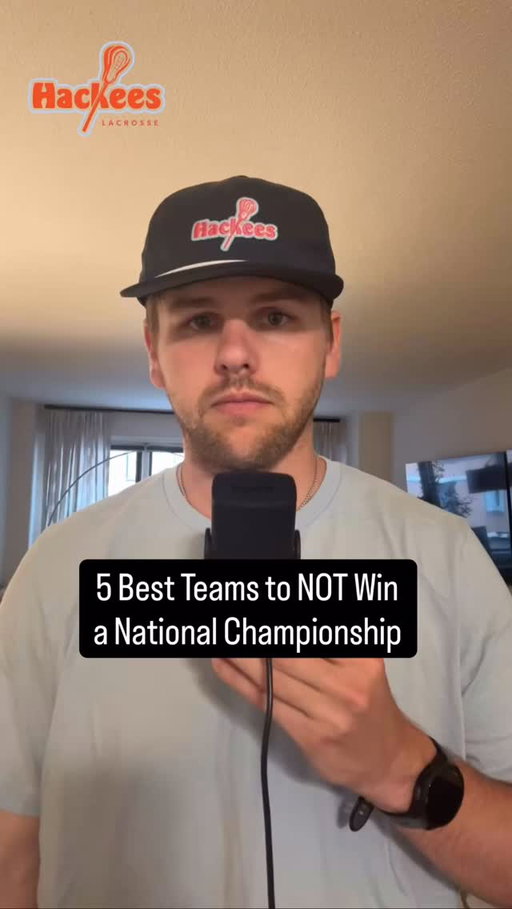5 BEST TEAMS TO NOT WIN A NATIONAL CHAMPIONSHIP. Presented by @hackeeslacrosse