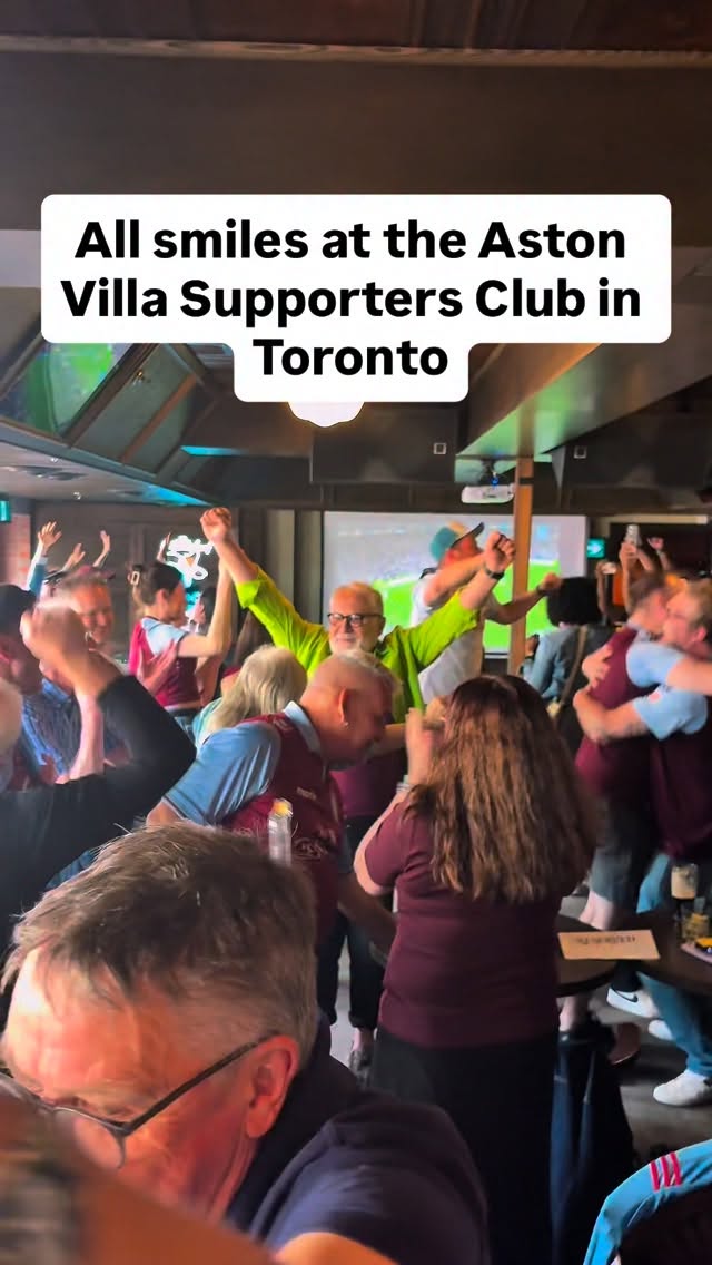 🏆 ASTON VILLA FANS CELEBRATE A EUROPEAN TITLE 🙌

Unai Emery wins his record FIFTH Europa League!

🟣🔵 @astonvilla 

A successful season for the Lions — a European trophy and top 4 or 5 Premier League place to be locked in!

⚽️⚽️⚽️

#footy #astonvillafootballclub #europaleague #torontosoccer #villans