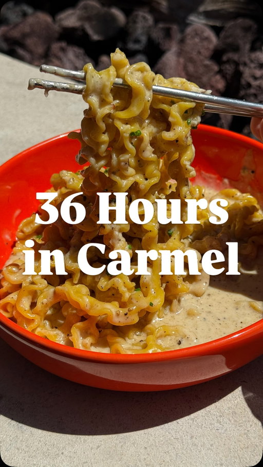 Everything we ate in 36 hours in Carmel

@labicyclette_carmel – European-style bistro with creative wood-fired dishes

@cheznoircarmel – Michelin ⭐️, walking into the bar for à la carte might be the best move in town

@thestationaery – great breakfast spot, but get there early on weekends

@maddogscoffeebar – really good coffee and the line moves quick

@jejucarmel – favorite meal of the trip, can’t wait to come back and try more

@budsatlaplaya – strong cocktails and an awesome late night spot

#carmelbythesea #carmelrestaurants #foodguide #carmel #bestrestaurants