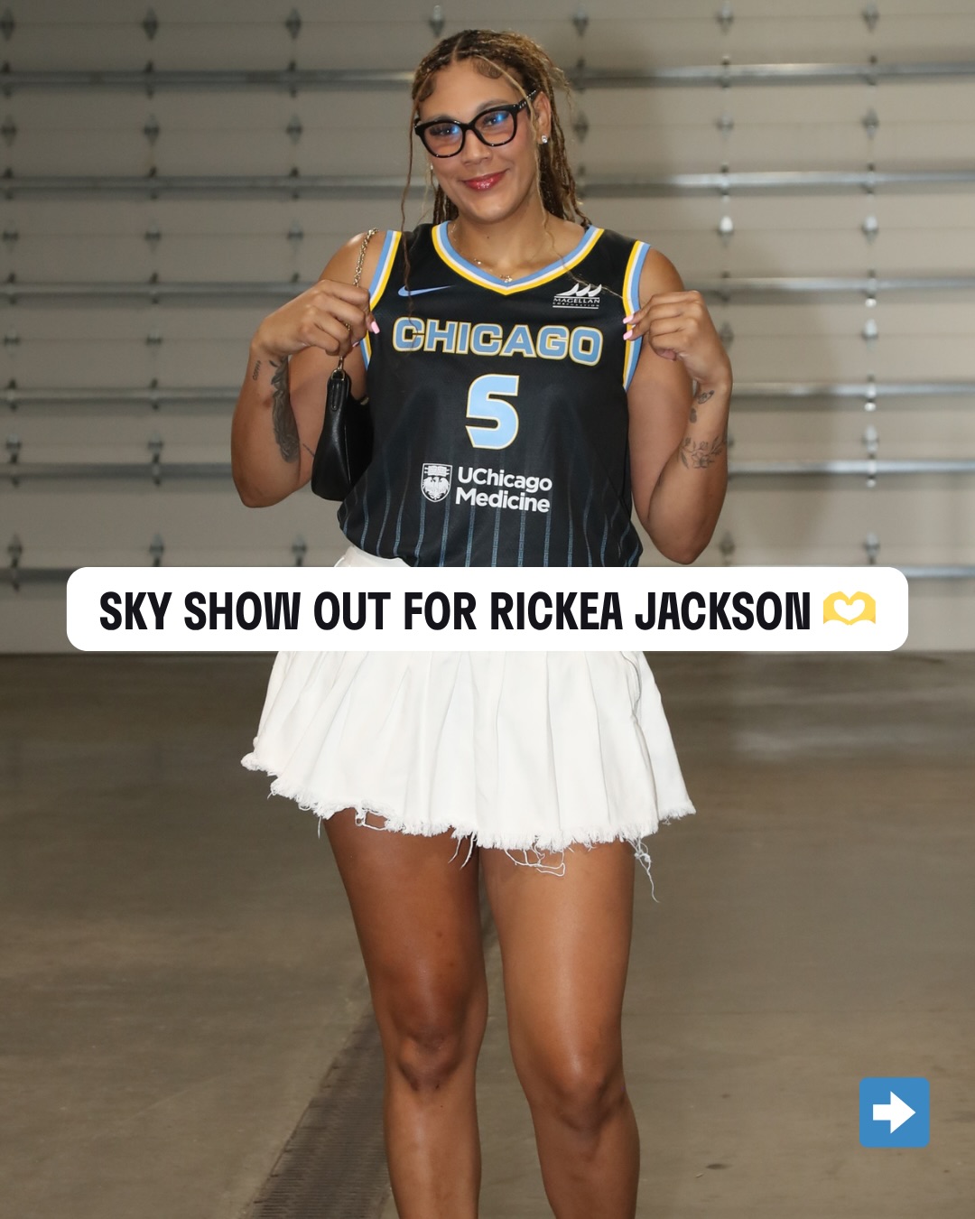 One band, one sound 🩵

The @chicagosky pulled up reppin’ for their teammate Rickea Jackson tonight in the #5 jerseys.

Tune in as they face the Wings for the second game of our double header on USA Network at 9pm/ET