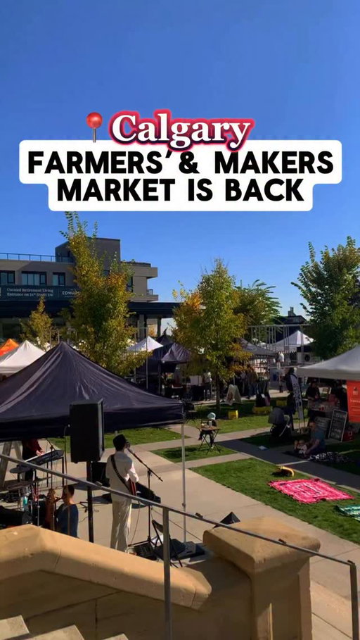 This Saturday is the first Farmers’ & Makers Market at cSPACE Marda Loop of the season! 🎉

If you can’t make Saturday, no fear! This family-friendy and pet-friendly market will be here all summer long, so you’ll always have lazy Saturday plans. ☀️🐶

Shop fresh local produce and artisanal goods, you never know what you’ll find! There’s 50+ local vendors to explore. 🥐💐🥕

______________________________________

Farmers’ & Makers Market @farmersmakersmarket

🔁 Every Saturday (May 23-Oct 17, 2026)

⏰ 10am-2pm

📍 cSPACE Marda Loop (1721 29 Ave SW, Calgary)

💰 FREE Admission

_____________________________________

Save this post for your next Saturday plans!

Sarah, Calgary Explorer

p.s. there’s live music too! 🎵