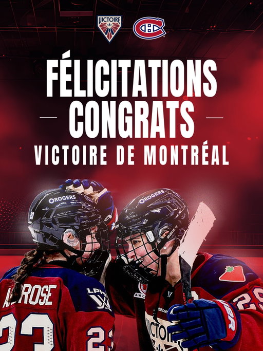 Félicitations à la @victoire_lphf, qui a remporté sa toute première coupe Walter!

Congratulations to the Montreal Victoire on winning their first-ever Walter Cup!