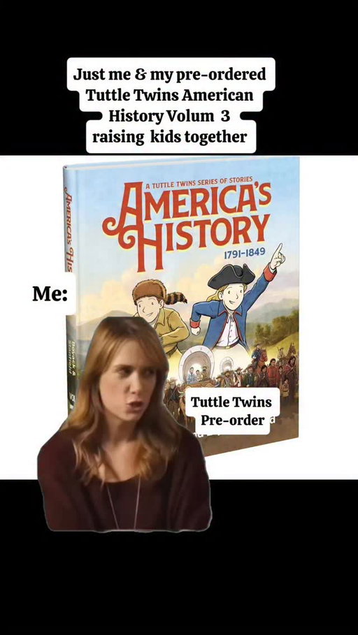 Ad - 🔗 in bio! $20 Tuttle Twins gift card with
America’s History Volume 3 is finally here! 🇺🇸📚

This one picks up right where the founding left off, the messy, fascinating years that shaped the country our kids are growing up in.

Pre-orders are open this week, and the first 1,000 copies are signed! Plus, every pre-order comes with a $20 Tuttle Twins gift card. 🎉

There’s also an America 250 Letter to the Editor Contest for kids, with a chance to win a family trip to Charleston, South Carolina! ✍️🏛️

History, family, freedom, and a fun reason to get kids writing, I love this. ❤️🤍💙

#TuttleTwins #AmericanHistory #HomeschoolMom #HomeschoolLife