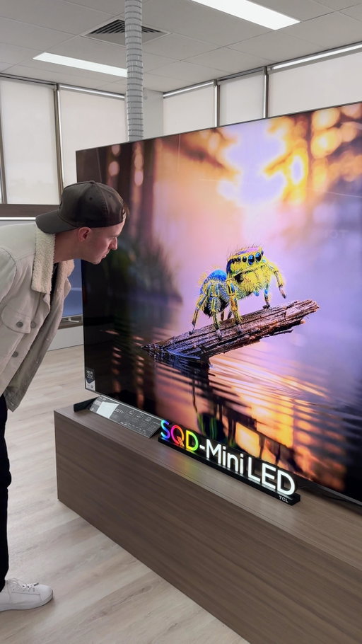 Very impressed by TCL’s new SQD miniLED TV range. @tcl_aus.nz #tclsqdminiled #tcl #tech