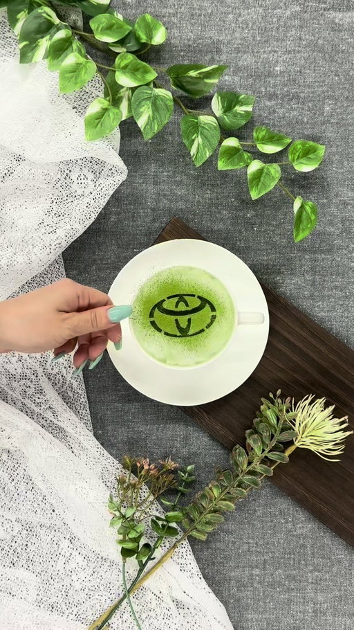 Drink it or frame it?

#TOYOTA #Matcha  #InternationalTeaDay #stencilart
