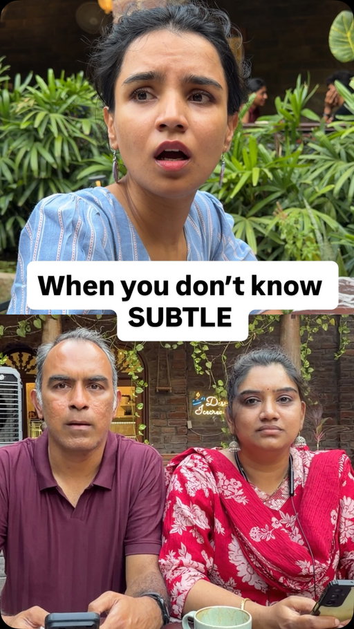 Don’t know what is SUBTLE 😎

#standupcomedy #comedy #instagood #instadaily #fun