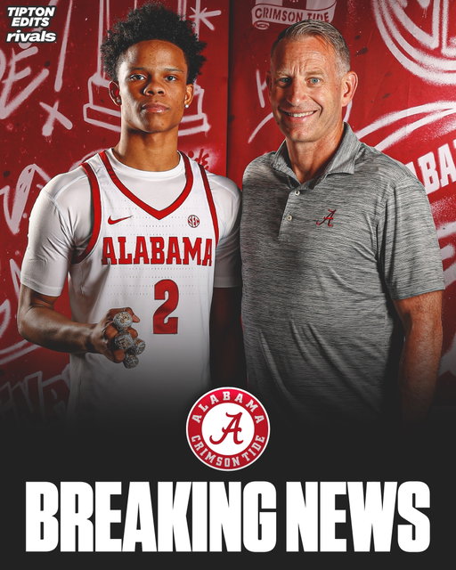 NEWS: 2027 Top-25 overall recruit Anderson Diaz has committed to Alabama, he told @Rivals.IG 🐘  The 6-1 rising senior is one of the top point guards in the country.