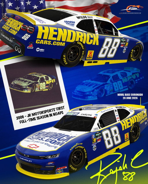 A Salute to Our Roots. 

We're bringing a special HendrickCars.com Chevrolet to Naval Base Coronado.
