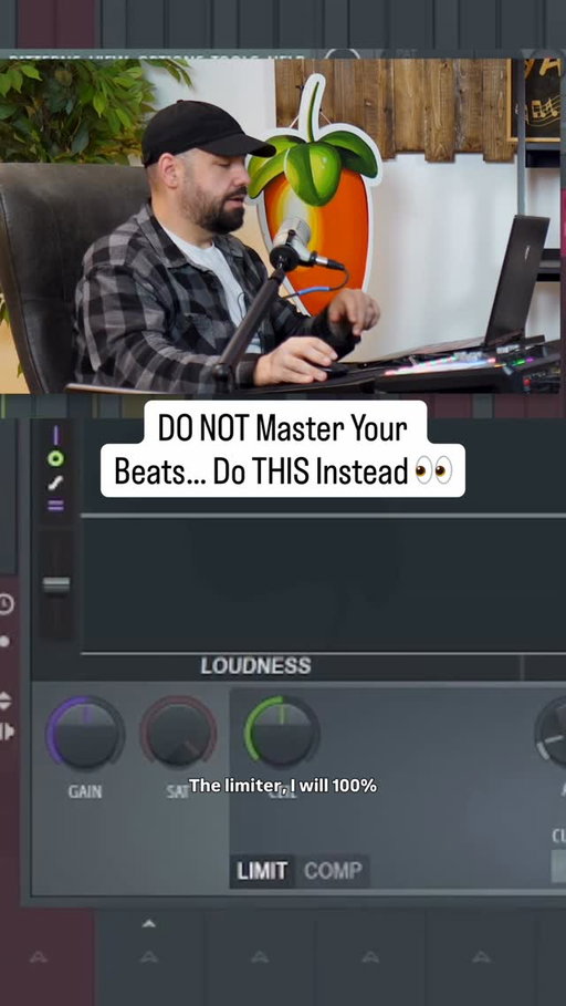 No need to “master” your beats. Just get them loud enough to send out to artists. Here’s how I do this in FL Studio. 

To be clear I’m just adding a fruity soft clipper then the fruity limiter. Sometimes I’ll throw a parametric eq 2 first in the master chain. 💯