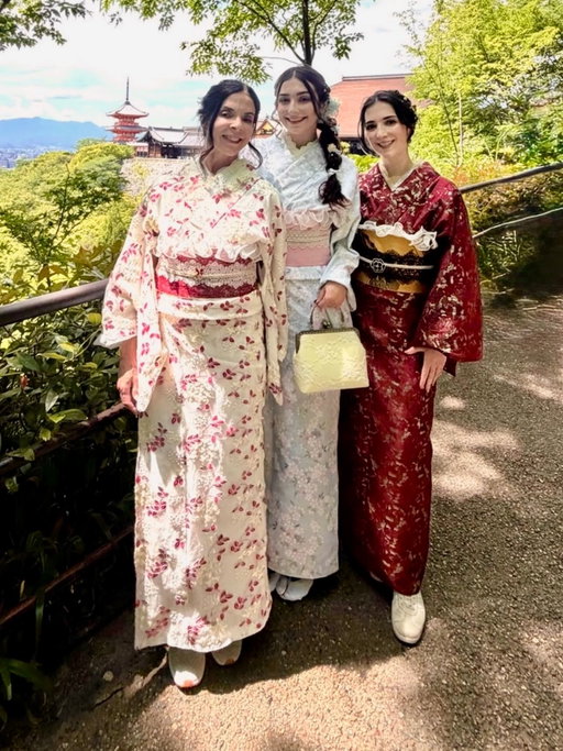 Sometimes the best things in life happen the moment you stop waiting & just do them 🇯🇵

Japan has been one of the most fun & meaningful trips I’ve ever taken 🙏 I give full credit to my daughters who through their own adventurous travels, inspired me to finally stop saying “one day” and actually go 🤍 

Thanks girls for sharing this memorable time with me ✨ and @coachkdelaney for being our tour guide GFAB 🍺🤣

Here is a glimpse of our adventure…

👘 We decided to wear traditional kimonos to the shrines of Senso-ji and Meiji Shrine and went from tourists to feeling like we were in olden times for the day 

🗻 Seeing Mount Fuji was unreal. We rode bikes by the water and went out on a speed boat while Fuji was completely hidden by clouds. Our guide kept praying for the sky to clear and suddenly this massive mountain appeared out of nowhere. It was one of the most breathtaking sights I’ve ever seen!

⛩️ Kyoto felt like a completely different world from Tokyo, less crowded & more picturesque. The sushi tasted so fresh I think it ruined sushi back home for me permanently 🍱

🍢 Osaka was the total opposite energy …street food everywhere, bright lights, so much going on & somehow I was hungry every 20 minutes

🍵 Visiting Uji, the matcha capital of Japan, was such a cool experience too. I had my first real matcha and now I fully understand why people are obsessed with it 😋

✨ Have you ever been to Japan or is it on your bucket list? If so, I say JUST DO IT!

#Japan #Tokyo #Kyoto #MountFuji #GirlsTrip