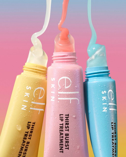 The Thirst Burst family just got even juicier 💦 Meet NEW Thirst Burst Lip Treatment in 3 tropical scents + sheer tints made for your juiciest lips yet. 🌺🍍🥥
Now available on elfskin.com and the e.l.f. app for Beauty Squad Loyalty Members (it’s free + easy to join!) ✨

Why you’ll love it:
💧 1% Peptide Complex visibly plumps for full lips
🧈 Butter Blend delivers juicy moisture
🌺 Cushiony, comforting feel with 3 tropical flavors + sheer tints

Your pout needs a pep talk 💋

Shop now on elfskin.com for $8 🛒

🇺🇸: Coming to @amazon May 24, @walmart online May 24 and in store July 25, Coming soon to @ultabeauty online and in store June 7, @target online May 24 and in store June 7, @cvspharmacy online and in store July 3, @walgreens online June 17 and in store July 17 (Guava + Pomelo only).
🇨🇦: Coming to @amazonca May 24, @walmartcanada online June 15 and in store July 19, @shoppersbeauty online June 15 and in store July 20, Rest of Canada January 5, 2027.
🇲🇽: Coming to @sephoramx in store August 25.
🇬🇧: Coming to @amazonuk online June 24, @asos online June 24, @superdrug online and in store June 24, @bootsuk online and in store July 6.
🌎: Coming to @amazonde, @amazon.it, @amazon.nl, @amazon.belgium online June 24, Douglas IT in store June 24, Sephora GCC September 1. Coming to @saetherbeauty this summer, Coming to @sephoramiddleeast fall 2026.