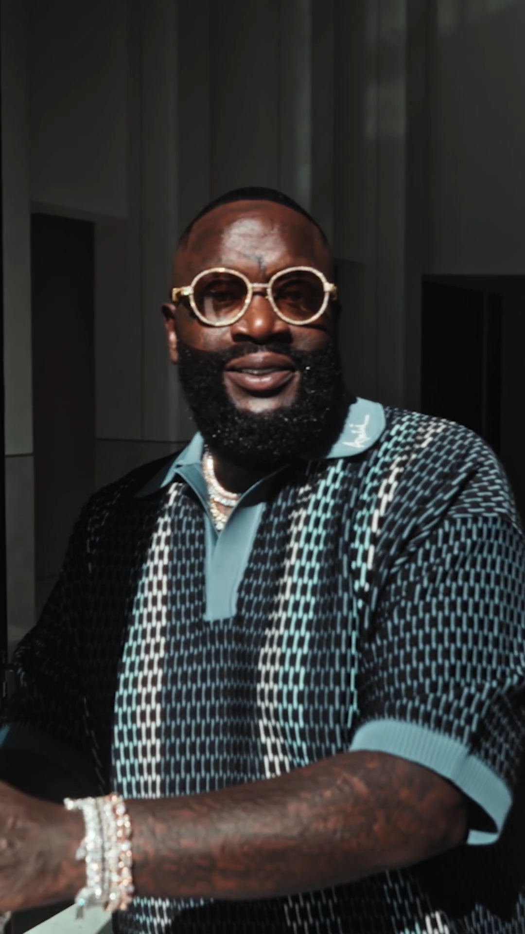 Rick Ross (@richforever) takes us inside his Miami Beach dream home, designed by Kai Williamson (@kaistudio7) of @studio7designgroup and built by Manny Angelo Varas (@mannyavaras). It's a perfect combination of futuristic and tranquil. 

Watch the full Open Door at the link in bio.

Director @hiattwoods; DP Joelle McNeil; Executive Producer @keleighnealon; Visual Assistant @manda.bee; Editors @leticia_edits, @estanesparza