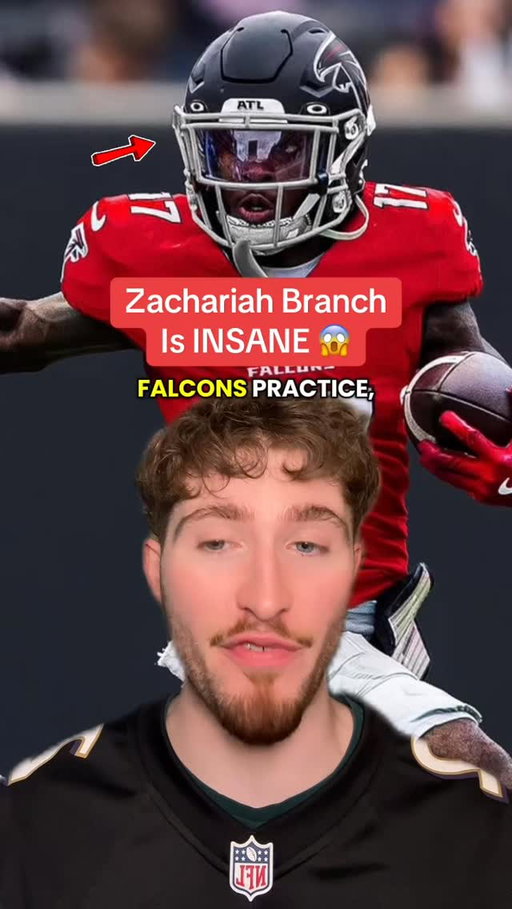 Zachariah Branch is DOMINATING OTAs 😳 #fantasyfootball #zachariahbranch