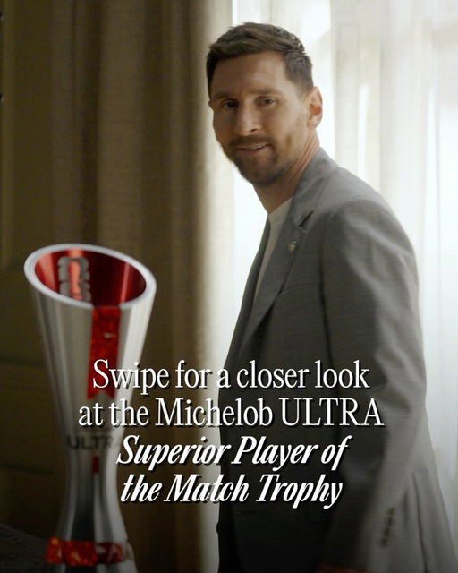 El nuevo trofeo de @MichelobULTRA, el Trofeo al Jugador Superior de cada uno de los Partidos de la Copa Mundial de la FIFA 2026 es un tributo a la calidad de los jugadores capaces de cambiar un partido en un instante.

The new @MichelobULTRA Superior Player of The Match Trophy for the FIFA World Cup 26 is a tribute to the brilliance of players who can change the match in a single moment.