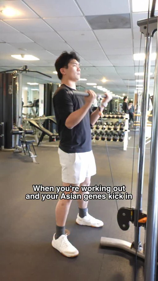 How Asians actually work out