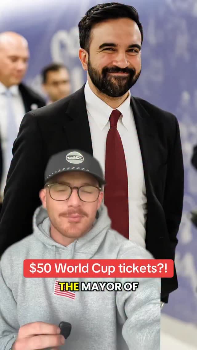 Zohran Mamdani just convinced FIFA to give him 1,000 World Cup tickets to give to New York City residents for just $50 a pop… 

But they need to use a lottery system to give these 1,000 tickets in a city of 8 million people
