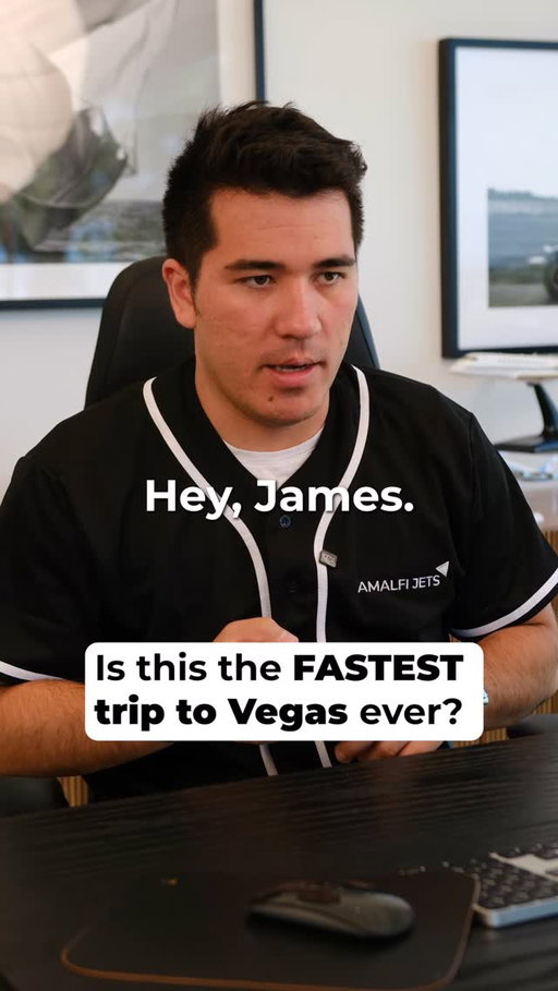 This client was not happy after his VERY short trip to Vegas. Is this the fastest trip to Vegas ever?

#FlyAmalfi #Vegas #ClientDrama @thekolinjones