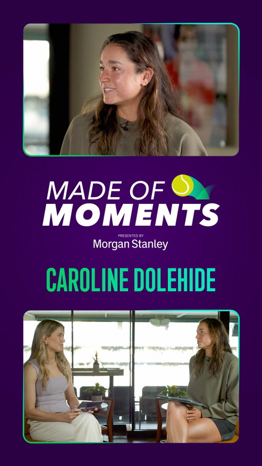 Made of Moments: Caroline Dolehide
 
In episode two of Made of Moments, Genie Bouchard and Caroline Dolehide discuss the experiences that shaped Caroline’s career, from pivotal turning points on court to the importance of creating impact beyond the game. 

#WTAxMS