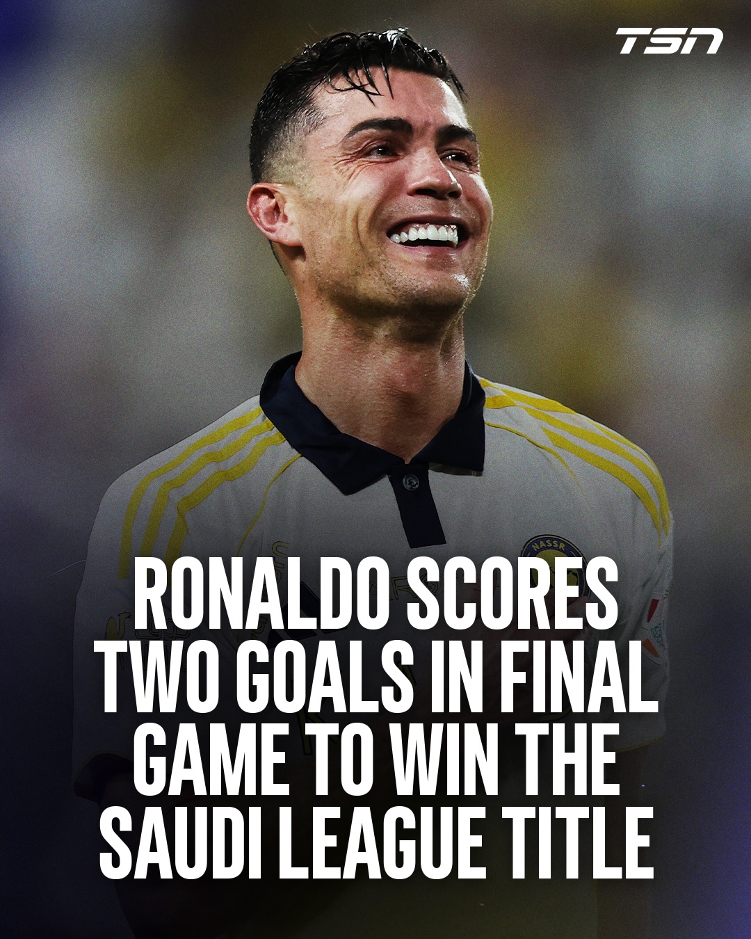 Cristiano Ronaldo has won his first ever Saudi Pro League with Al-Nassr! 🏆