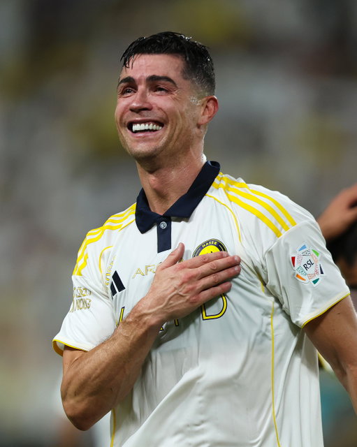 Cristiano Ronaldo was in tears as his two goals helped Al-Nassr beat Damac 4-1 to clinch the Saudi Pro League title 🥲