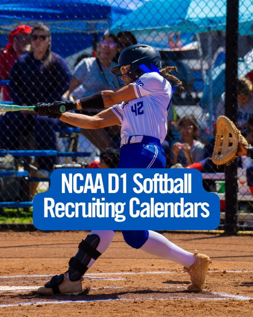 Wondering what the softball recruiting calendar looks like this summer?

Check out the NCAA Division 1 softball recruiting calendar. The recruiting calendar dictates when and how college coaches can communicate with student-athletes, so it's important to understand the rules behind the process.

Swipe through to check out the calendars, as well as what each recruiting period actually is and what it means for you! #ncaa #recruiting #softball