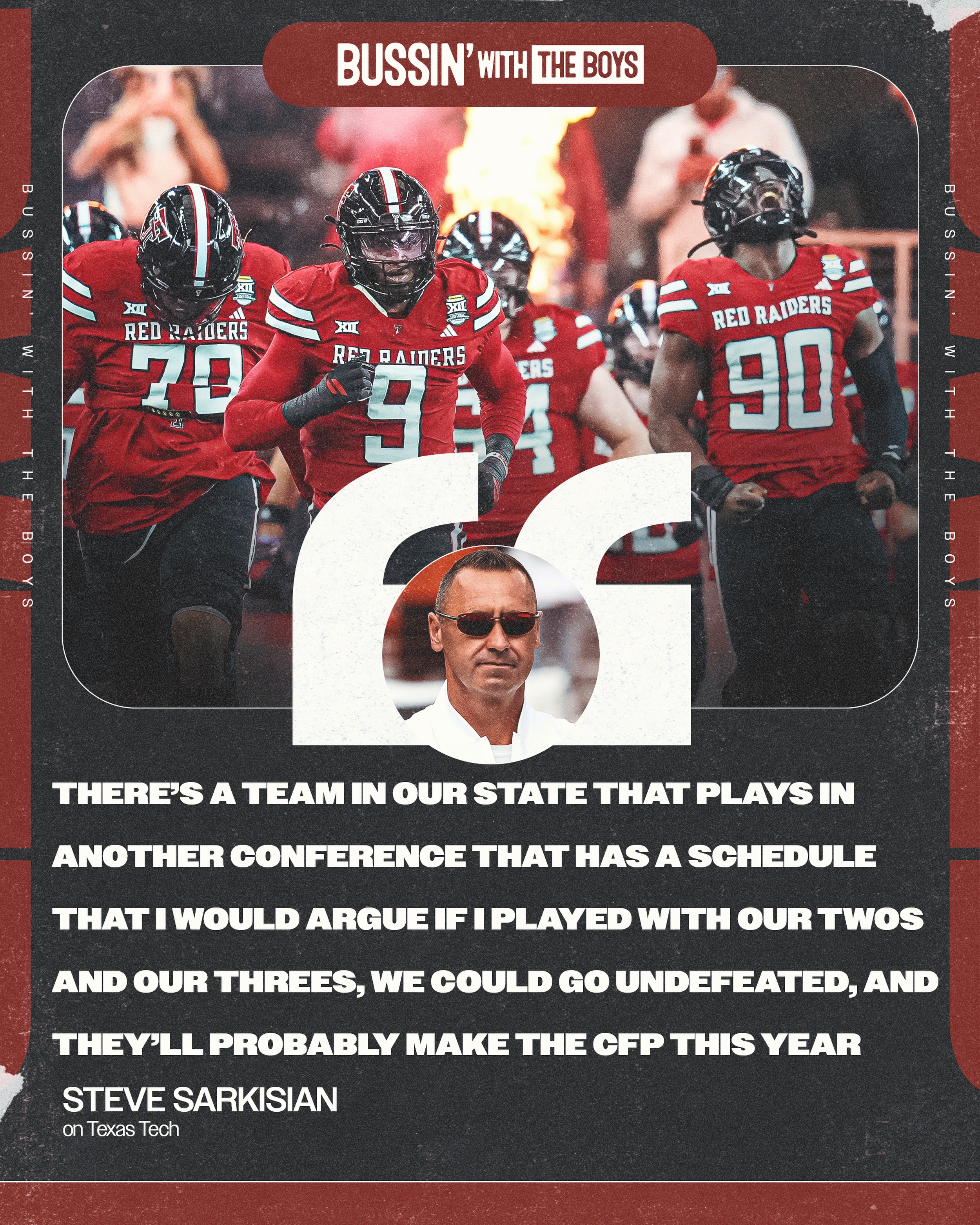Steve Sarkisian takes a shot at Texas Tech 👀 😳 

H/T @anwarrichardson