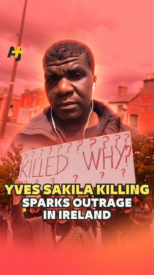 “I think we are really racist.”⁣
⁣
Yves Sakila, a 35-year-old Congolese man, died after being detained by Irish security outside a Dublin department store. Hundreds have taken to the streets to protest his death – many drawing parallels to the police murder of George Floyd.⁣
⁣
#Ireland #Dublin #Congolese #DRC #GeorgeFloyd⁣