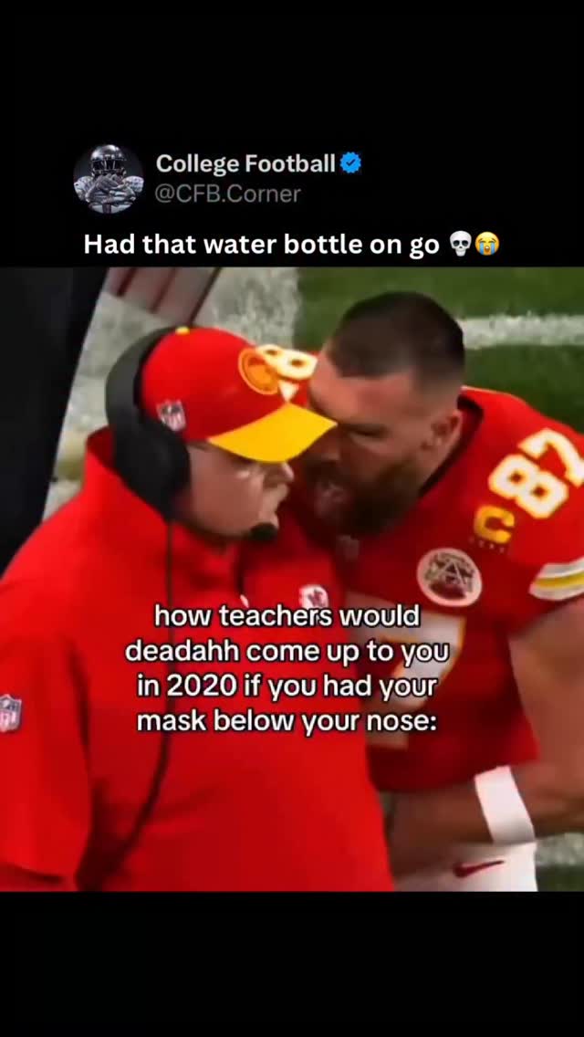 Travis Kelce crashing out on Andy Reid on the sideline was one of those moments where you could instantly tell how much winning means to both of them because the emotions were completely overflowing in the biggest game possible. Kelce plays football with so much intensity that sometimes it genuinely looks like he is one bad drive away from turning into a WWE wrestler mid game. The funniest part is Andy Reid barely even reacted because he probably knows Kelce better than anybody and understands that competitive chaos comes with the greatness. Football sidelines are always emotional, but watching a future Hall of Fame tight end lose his mind at his legendary coach was absolute cinema for the internet. Travis Kelce really is a crashout sometimes. #TravisKelce #AndyReid #NFL #Football #CollegeFootball

(via: @nflforreall)