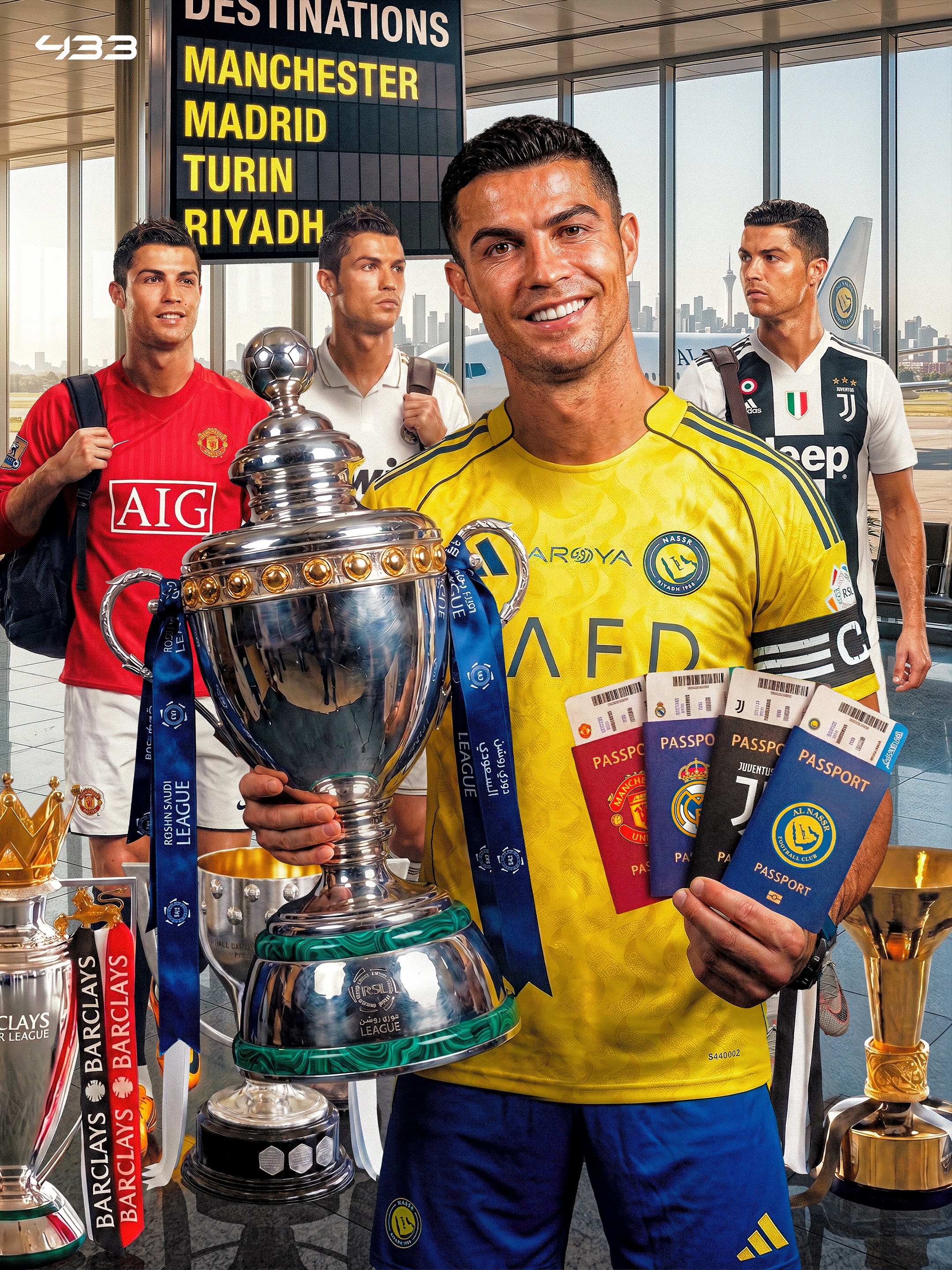 𝐂𝐇𝐀𝐌𝐏𝐈𝐎𝐍 𝐈𝐍 𝟒 𝐂𝐎𝐔𝐍𝐓𝐑𝐈𝐄𝐒 🏴󠁧󠁢󠁥󠁮󠁧󠁿🇪🇸🇮🇹🇸🇦

Cristiano Ronaldo has now won league titles in 4 different competitions 👏

🏴󠁧󠁢󠁥󠁮󠁧󠁿 Premier League 🏆🏆🏆
🇪🇸 La Liga 🏆🏆
🇮🇹 Serie A 🏆🏆
🇸🇦 Saudi Pro League 🏆🆕

𝑨𝒏𝒐𝒕𝒉𝒆𝒓 𝒄𝒐𝒖𝒏𝒕𝒓𝒚 𝒄𝒐𝒏𝒒𝒖𝒆𝒓𝒆𝒅 😏