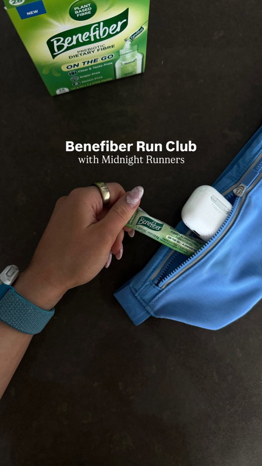 For my people on the go🏃 

I hosted a warm‑up + cool‑down with @benefiber_canada x @midnightrunnerstoronto run club and had the best time!!

After the run, we enjoyed Benefiber prebiotic fibre mixed right into our post-run drinks - 100% fully dissolved, no texture, no effort.

Prebiotic fibre is an easy way to support gut health on busy days without changing what you’re already doing.

#ad #BenefiberPartner #guthealth