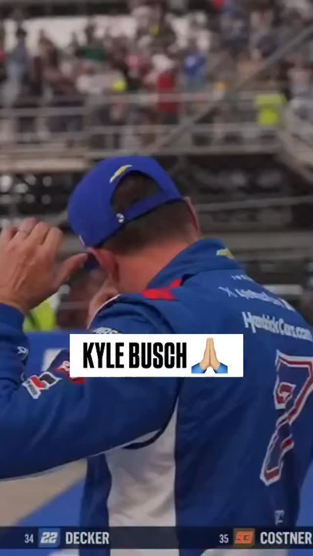"You never know when the last one is..."

- Kyle Busch

via @nascaronfox