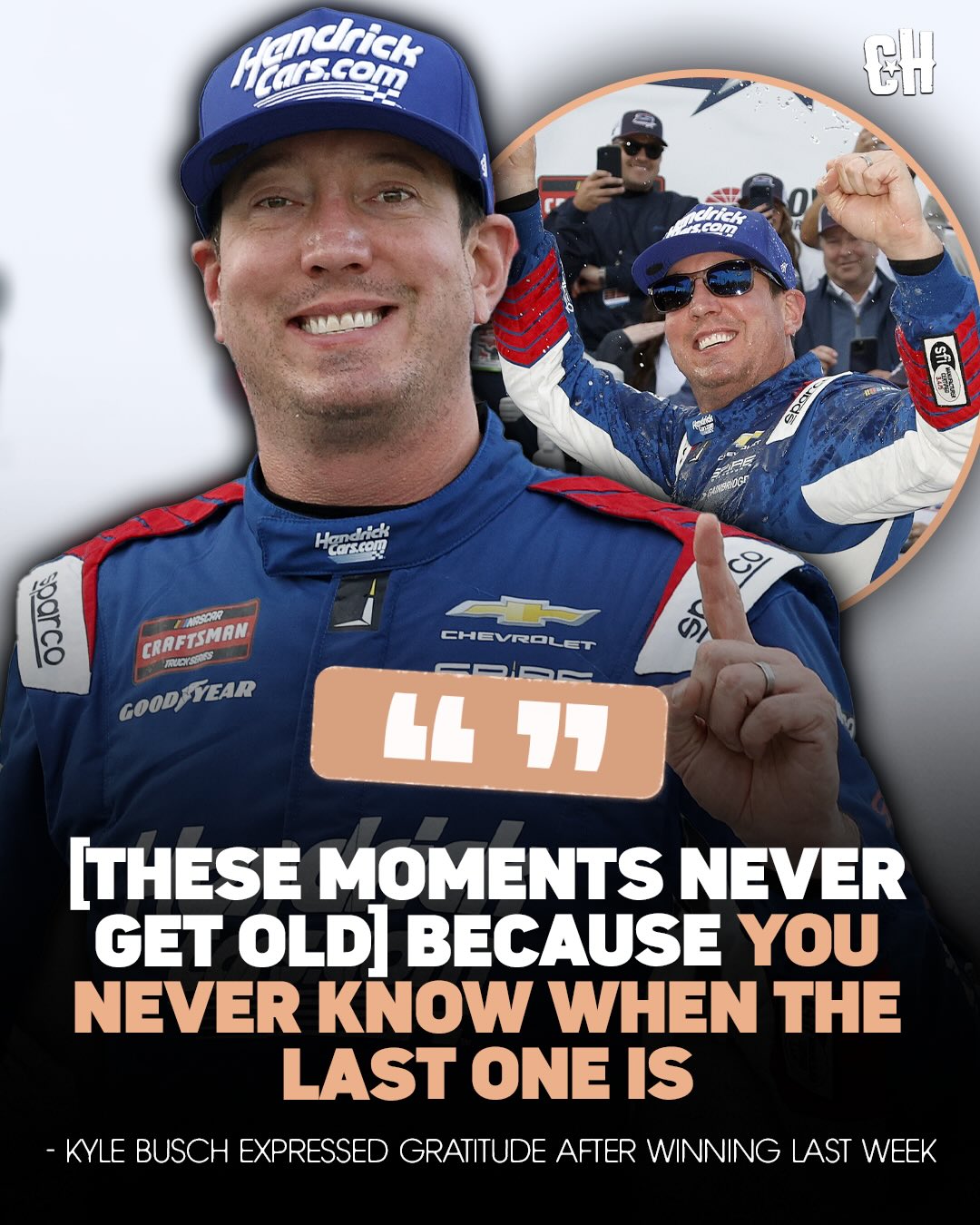 Life is way too short 💔

Rest in peace, Kyle Busch 🙏