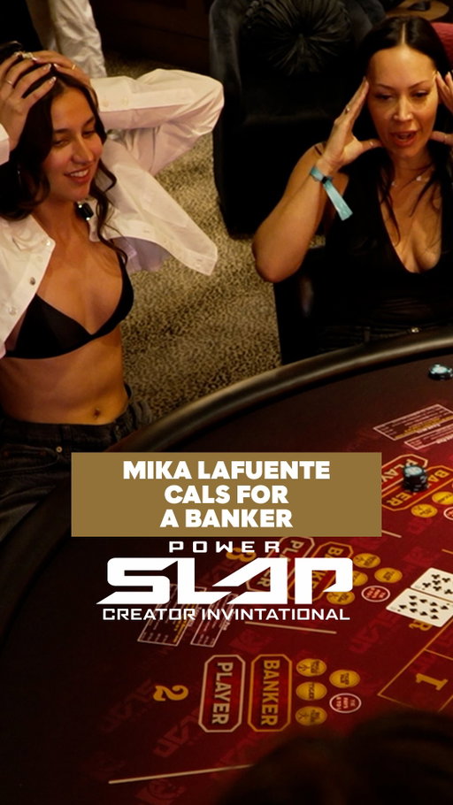 @mikalafuente and @callmetea.co bringing in the energy at the Powerslap Creator Invitational 🗣️

Gambling Problem? Call 1-800-GAMBLER