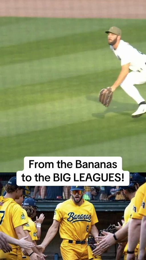 Banana players aren’t just dancing. They can BALL! 👏🏻 #baseball #mlb #savannahbananas