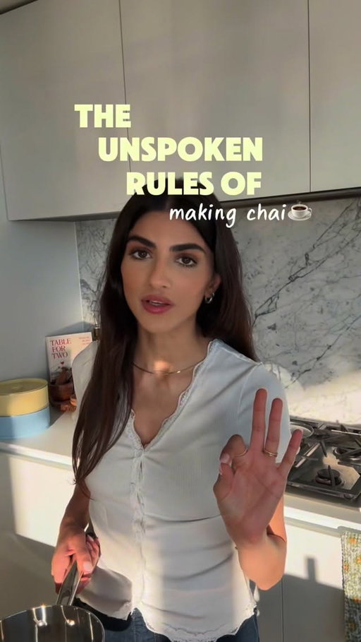 what’s the chai rule in YOUR family that makes your chai really special? 

I really do think making chai is one of those things that instantly tells you how someone grew up 😭 

Every family has different rules, different ratios, different levels of intensity…but somehow we all had the exact same experience of being silently judge while learning how to make it properly LOL

And now as an adult, it’s funny realizing how many little things from home you accidentally recreate for yourself without even noticing. The afternoon chai, the biscuits, and offering chai to literally anyone who enters your home.

LOVED getting to celebrate Asian Heritage Month with @ikeacanada through one of the most everyday parts of South Asian life 🫖 

#ad #IKEAinspo #asianheritagemonth #southasian #indianculture