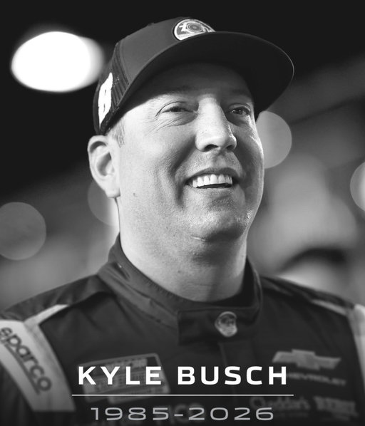 My heart goes out to Kyle’s family, his Team and everyone that knew and supported him. Kyle was a Champion, a feared competitor, a loving husband, a great dad and he’ll truly be missed, as he made a forever impact on and off the race track. Let us pray for Samantha, Brexton, Lennix and the entire Busch family during this incredibly difficult time.
