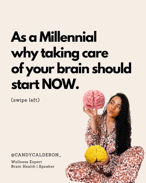 All my millennials, come to the front 😏🧠🙈🤭

If you remember of jammed to this @nsync song, then you DEFINITELY need to start taking care of your brain NOW 😂

I’m committed to help my generation (especially women!) to prioritize our brains NOW before a crisis or an illness forces the conversation.

I share so much more in my bi-weekly newsletter, where i share wellness insights with a hard focus on our lives as professionals (entrepreneurs, executives, CEOs).

Included but not limited to my suggestions, actionable points, and what i’m personally learning, reading, and applying for myself in this journey.

My core pillars?

🧠 Brain Health
🌱 Gut Health
🌟 Mental Health
💤 Sleep Optimization
🧬 Biohacking & Nutrition for Longevity

Want to receive it and be part of this community? 

⬇️

Drop the word NEWSLETTER in the comments, and i’ll send you the link to join 3,000+ elite professionals taking care of their brain and well-being NOW, for a brighter, longer, and fulfilling future! 🧠💫

- - -

#brainhealth #wellnessspeaker #millennials #sleepingtips #nsync