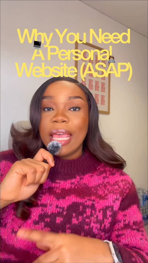 Your personal website is the one place on the internet that’s actually yours.
 
Right now, design a website, get your domain and build your corner of the internet ✨

My website has a new look, and I had so much fun building it!🎉

Link: www.chisomnwokwu.com