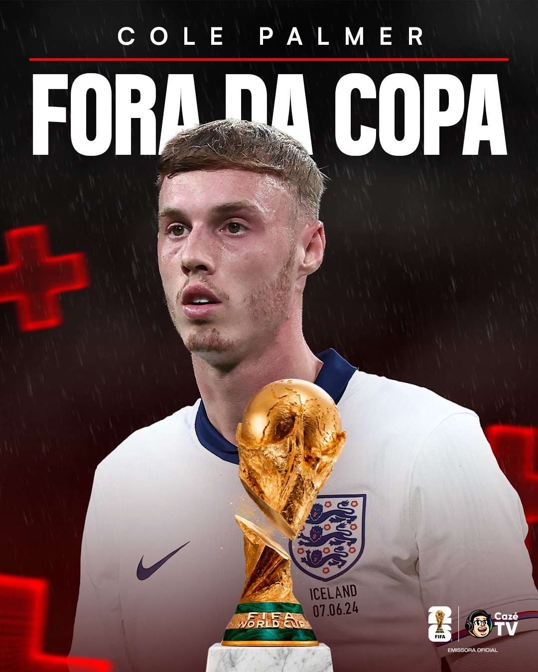 COLE PALMER NÃO VAI PRA COPA 😱🏴󠁧󠁢󠁥󠁮󠁧󠁿

POR DECISÃO TÉCNICA, O TÉCNICO THOMAS TUCHEL OPTOU POR NÃO CONVOCAR O MEIA DO CHELSEA PRO MUNDIAL!!! O QUE ACHARAM DA DECISÃO???

𝐒𝐄 𝐓𝐄𝐌 𝐂𝐎𝐏𝐀, 𝐄𝐒𝐐𝐔𝐄𝐂𝐄! É na CazéTV! 🤩📺

#CoberturaCazéTV #CopaNaCazéTV #Inglaterra #cztv05