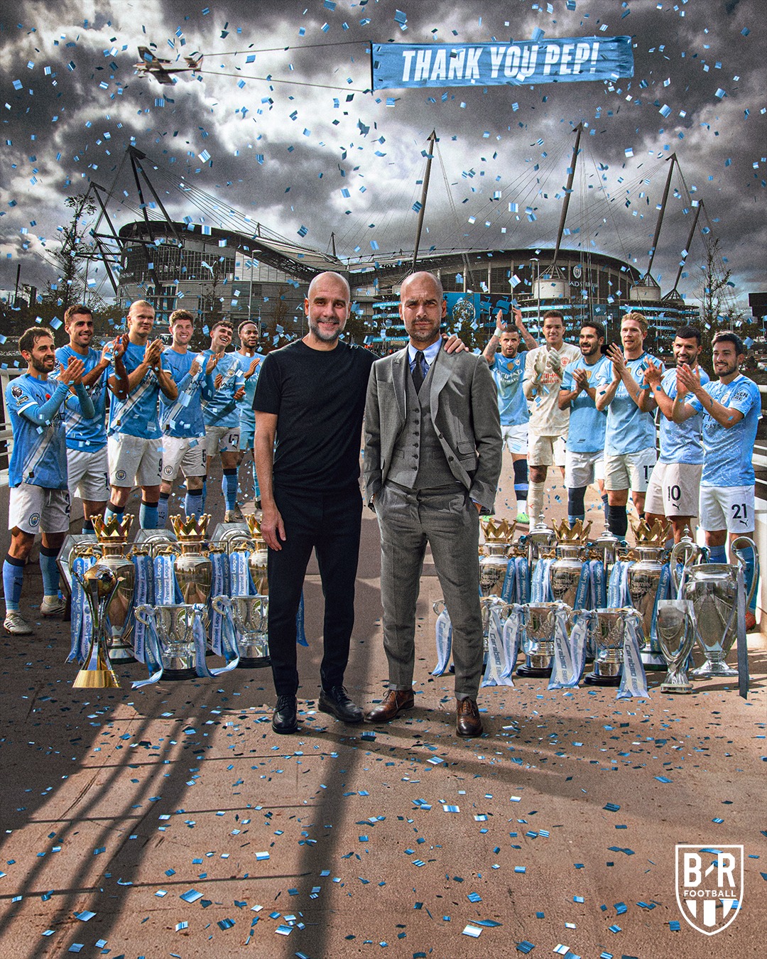 Manchester City confirm that Pep Guardiola will leave at the end of the season 👏