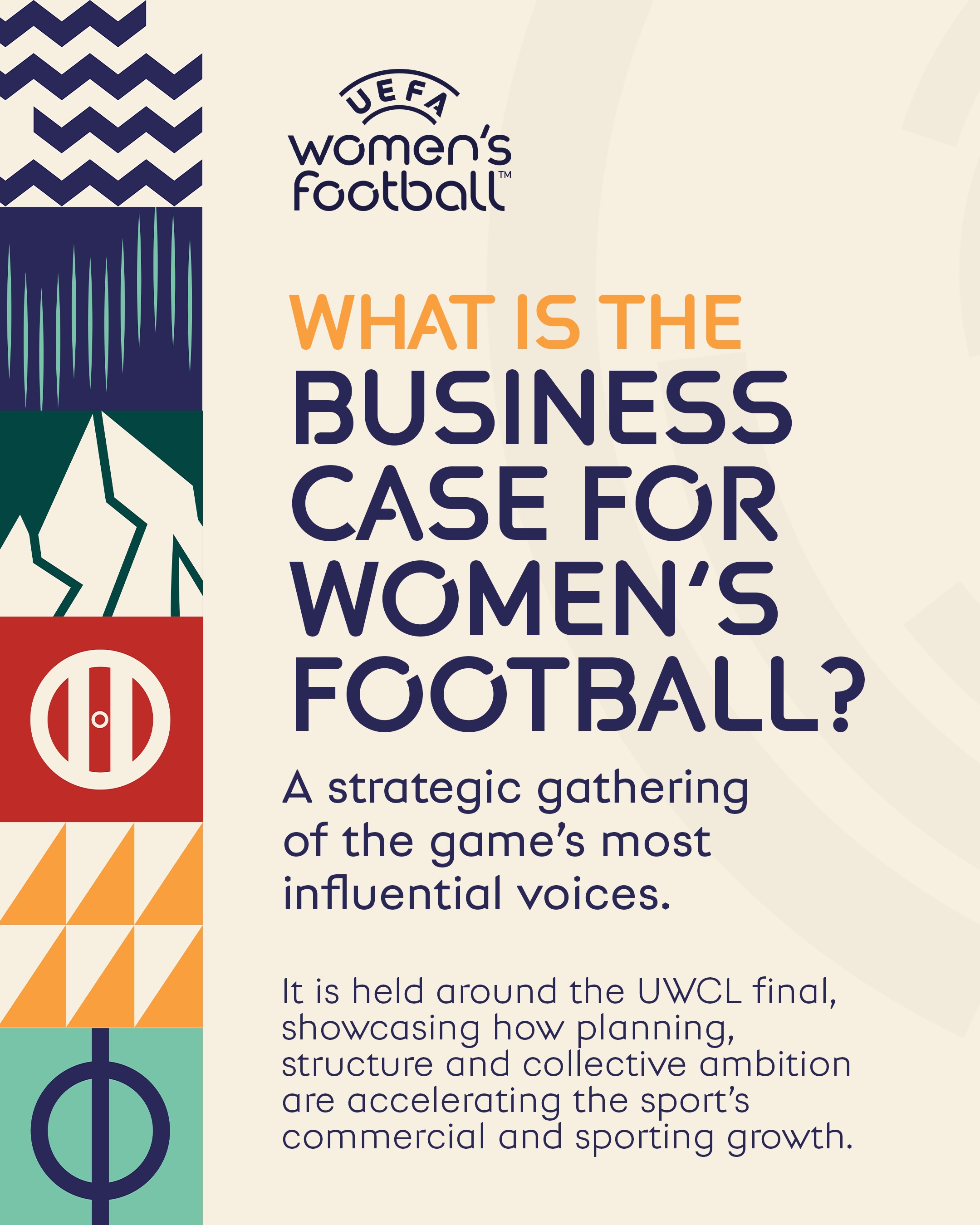 🏆 The football, business and social case: what to expect at the 2026 UEFA Business Case for Women’s Football

🇳🇴 As the European football community gathers in Oslo for the 2026 UEFA Women’s Champions League final, another pivotal moment for the game will unfold alongside it.

At the fifth UEFA Business Case for Women’s Football, some of the sport’s most influential leaders and decision-makers will come together to help shape what comes next.

This is not simply about growth. It is about building lasting impact across the entire football ecosystem.

From investment and commercial strategy to performance and governance, the programme reflects the breadth of the opportunities ahead. Speakers include Michele Kang (OL Lyonnes), Tatjana Haenni (RB Leipzig), Lise Klaveness (Norwegian FA), Sarina Wiegman (England), and Fridolina Rolfö (Sweden/Manchester United), alongside leaders from FC Barcelona, Disney+, Arsenal, the Women’s Super League and the WNBA.

Together, they will explore how women’s football can continue to evolve as a connected ecosystem, where: 
⚽ Sporting excellence 
📈 Commercial growth 
🌍 Long-term societal impact
… reinforce one another.

And Oslo will provide the stage for that conversation.

Find out more: Link in bio!

#UWCLfinal