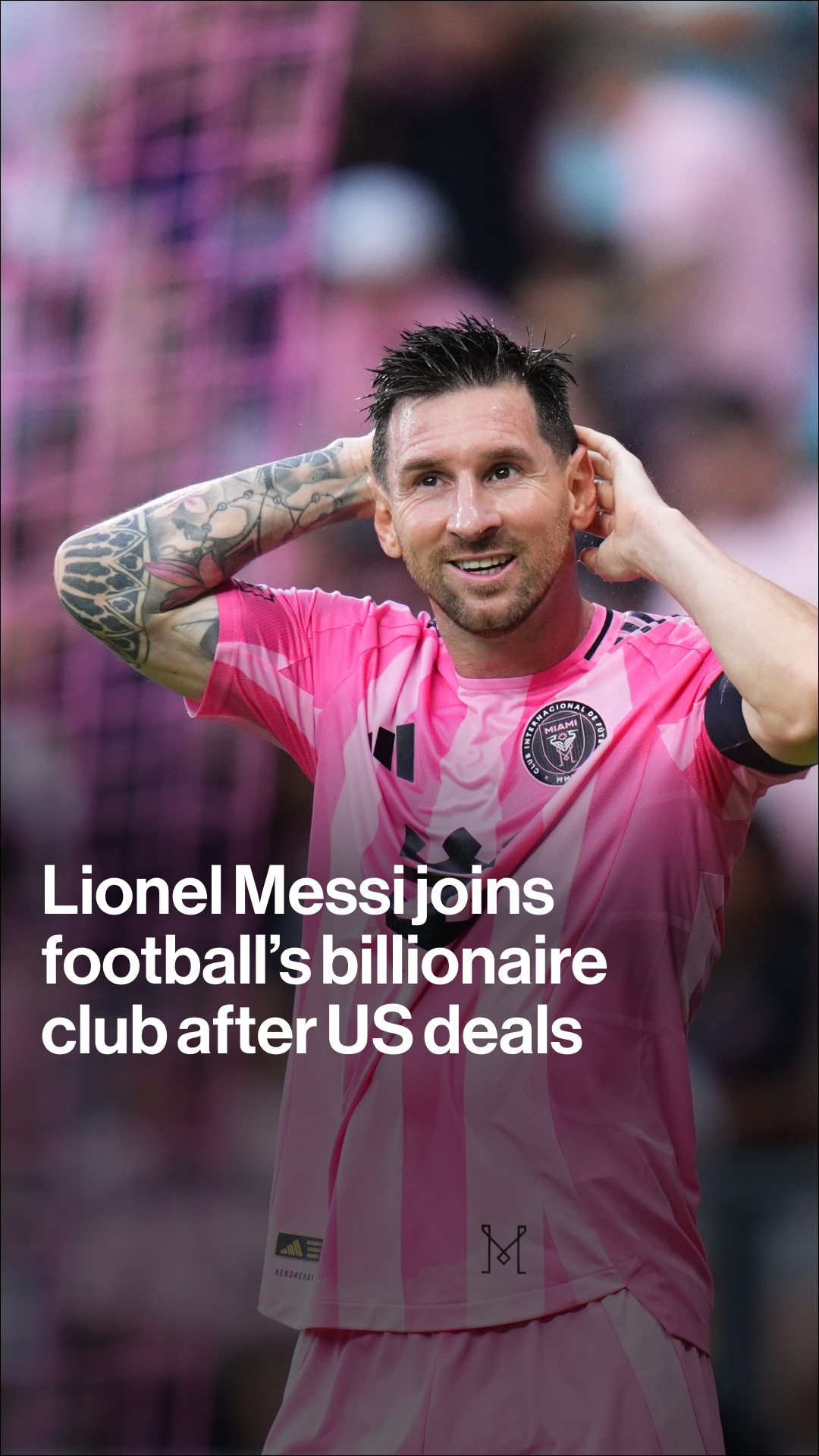 Lionel Messi has joined Cristiano Ronaldo in football's billionaire club — and he did it without a big money Saudi contract.

Rodrigo Orihuela breaks down how he got there. Find out more via the link in bio.