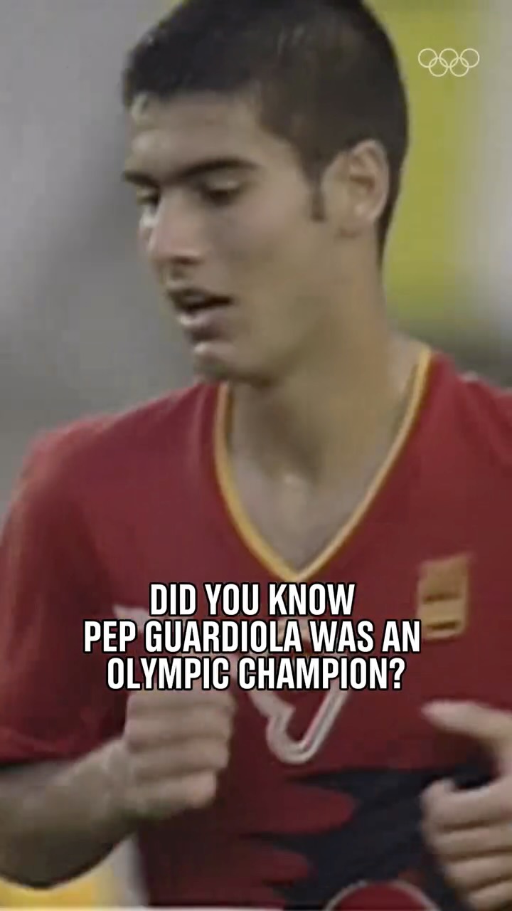 Pep Guardiola... football icon, and Olympic gold medal winner! 🥇🤩

#Olympics #Football #Barcelona1992