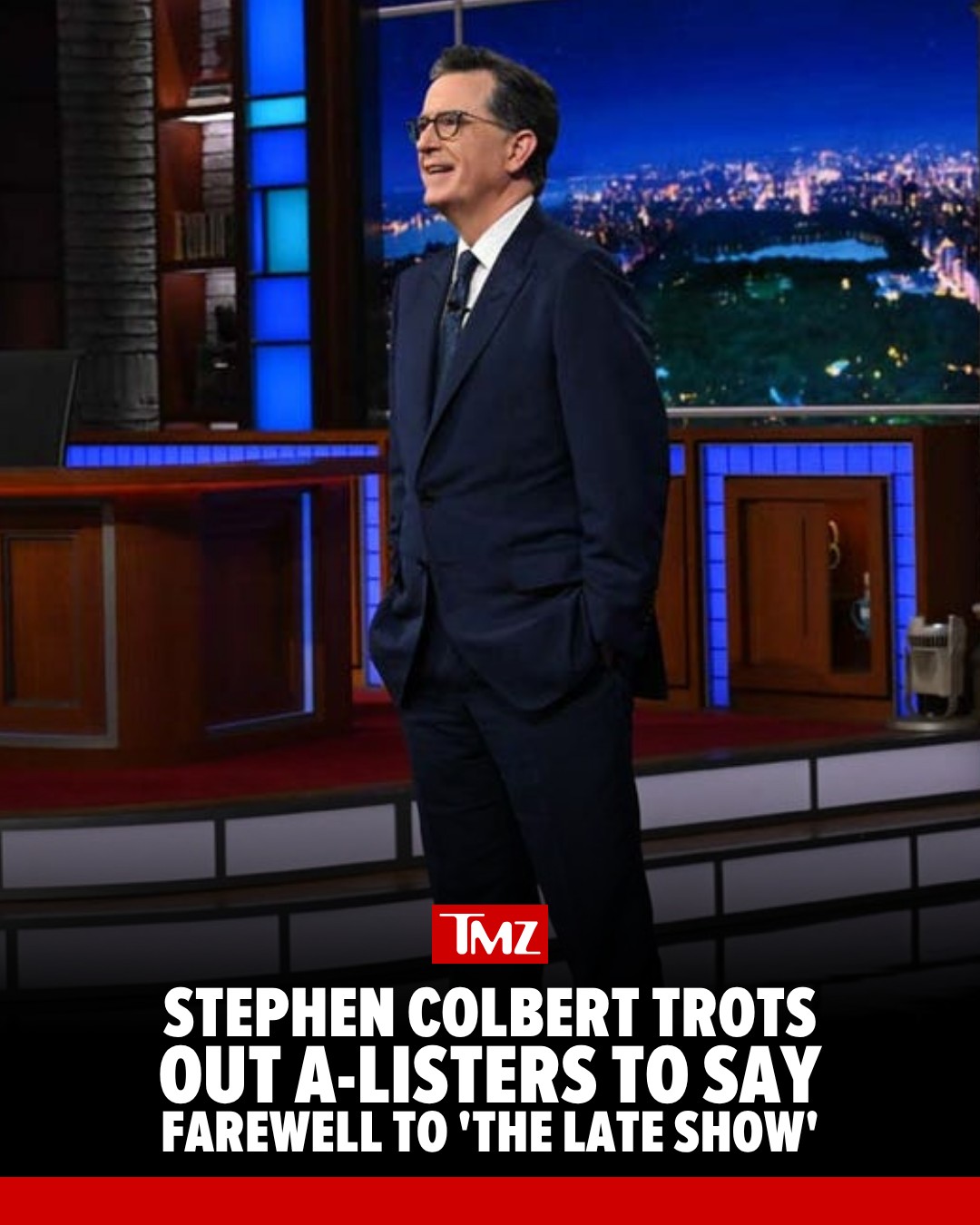 Stephen Colbert's final farewell to "The Late Show With Stephen Colbert" was memorable mostly for its star power! Colbert brought out A-list celebs to help him say goodbye to his show after over 10 years and 1,800 episodes. 👋

📸: Getty

MORE AT LINK IN BIO 🔗
