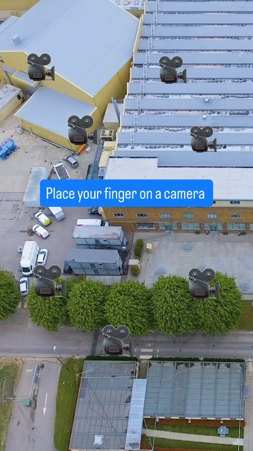 Place your finger on a camera to learn more about setups on set… 👀👇

1 - Handheld camera 🎬
A camera operated directly by the camera operator without support equipment, often used to create a more natural, immersive feeling in a scene.

8 - Dolly camera 🎞️
A mounted camera on a wheeled platform that moves along tracks or smooth surfaces to capture steady shots.

14 - Jib 🎥
A camera mounted on a long mechanical arm, used to create smooth sweeping movements and high-angle shots.

22 - Steadicam 🎧
A stabilised camera rig worn by an operator, designed to capture smooth movement while walking or running.

35 - Drone 🚁
A remotely operated aerial camera system used to capture overhead or wide establishing shots.

74 - Studio camera 💡
A fixed camera setup commonly used in television studios, live broadcasts, and multi-camera productions.

365 - Crash cam 💥
A compact, protected camera placed in high-risk positions to capture stunts, explosions, or impact shots safely.