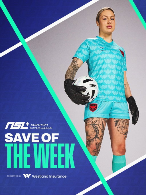Double trouble but not for Katelin Talbert 🧤 NSL Save of the Week, presented by Westland Insurance.
