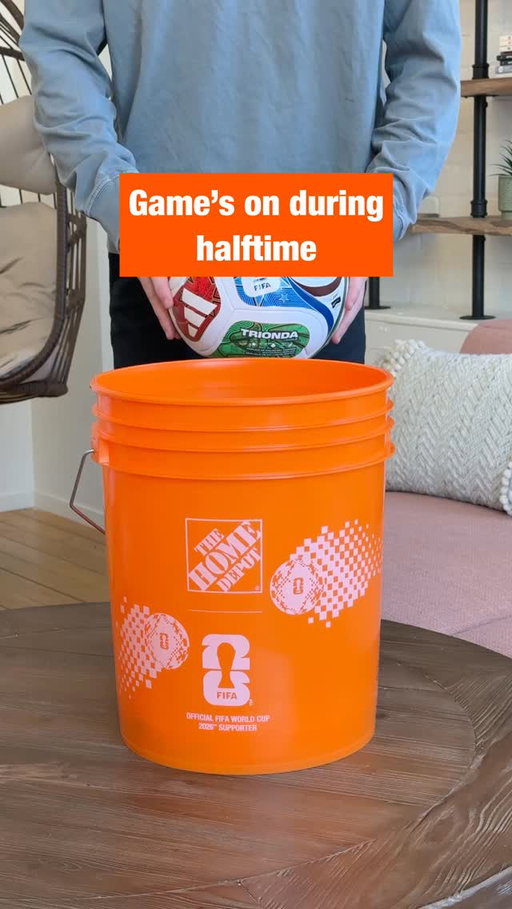 Halftime nerves? We’ve got a bucket for that. Toss it. Sink it. Reset. ⚽️